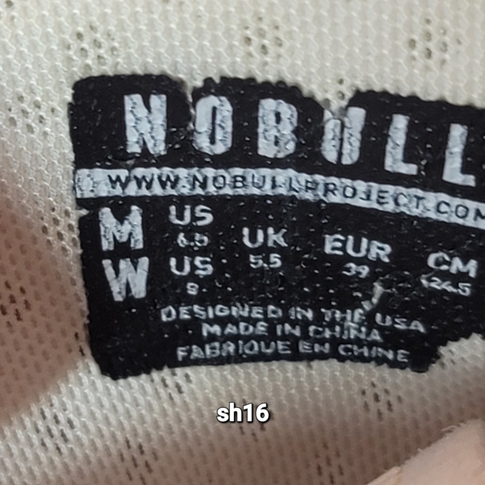NoBull Super Mesh Training Sneakers Shoe White High Top Size 8 W 6.5 M Athletic - Picture 6 of 6